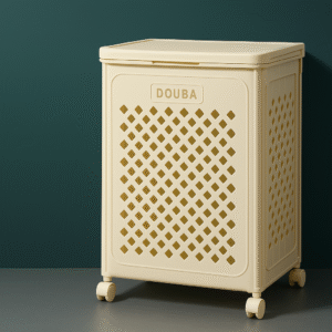 DOUBA Foldable Laundry Basket with Wheels