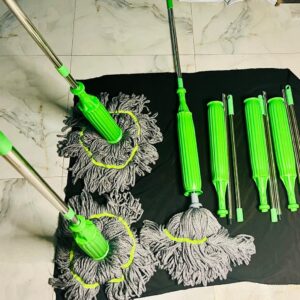 SuperSorb Microfiber Spin Mop Set