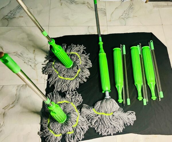 SuperSorb Microfiber Spin Mop Set